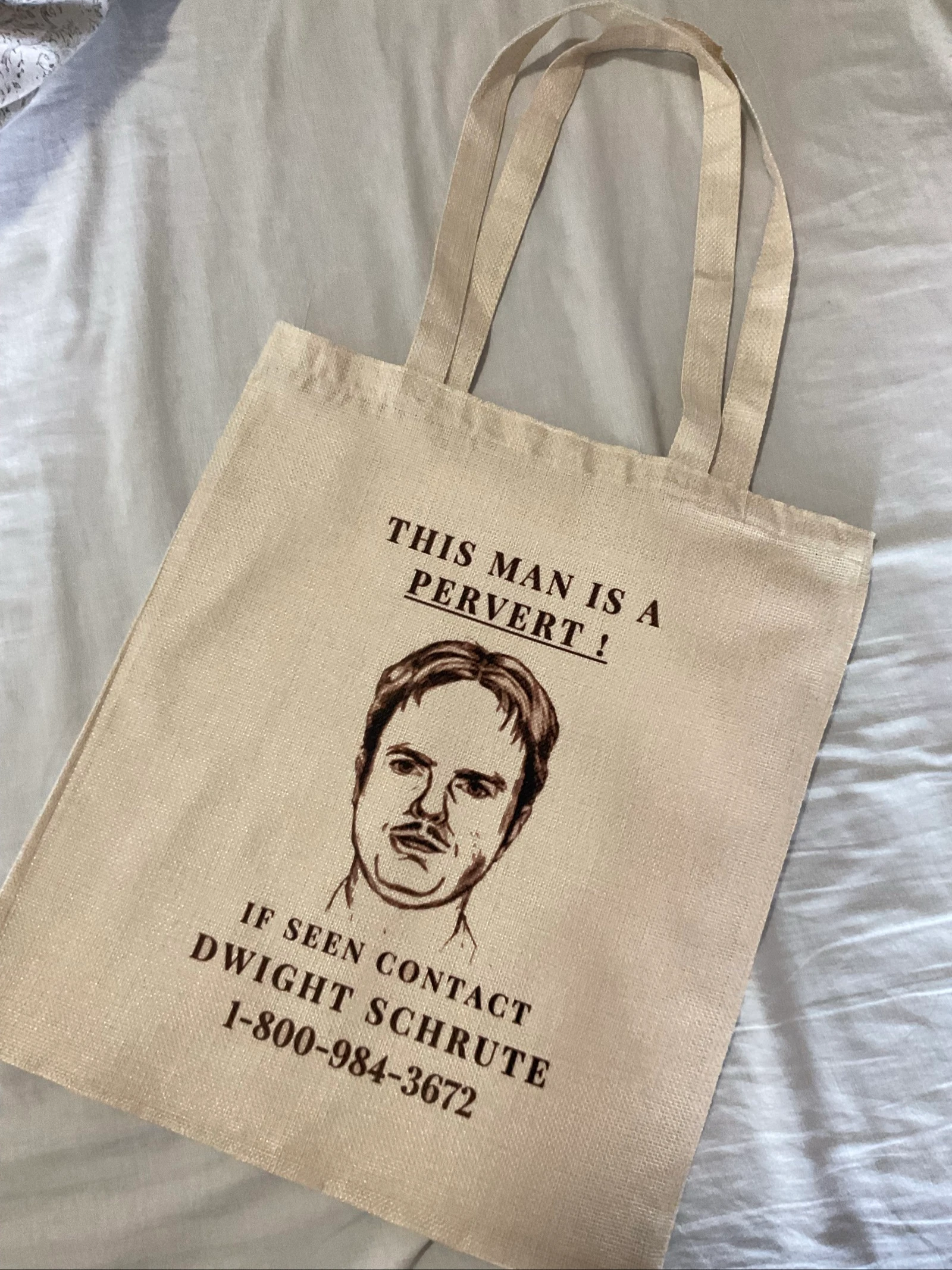 Tote bag Dwight Schrute , The office